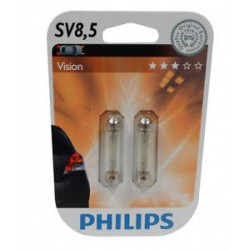 Becuri Philips C10W 12V / SV8,5 2buc