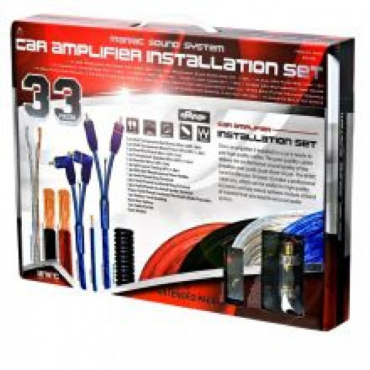 Set cabluri pentru auto Hi-Fi 33 buc