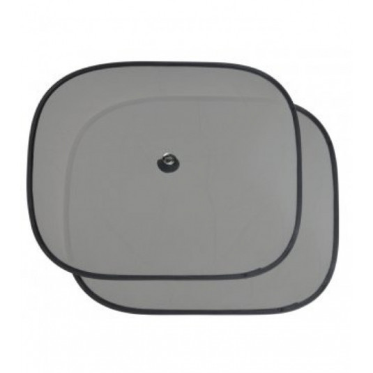 Parasolar lateral negru 2buc 44x38cm