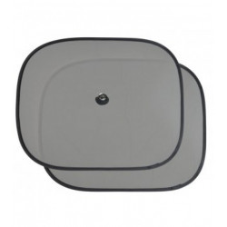 Parasolar lateral negru 2buc 44x38cm