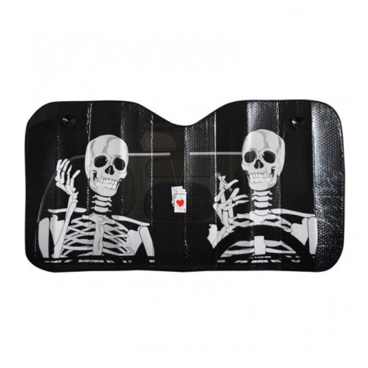 Parasolar termic 130x70 cm motiv craniu