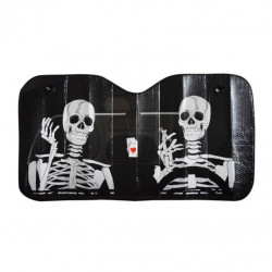 Parasolar termic 130x70 cm motiv craniu