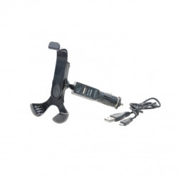 Suport telefon cu USB pentru bricheta