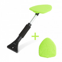 Curățitor de parbriz 2 în 1 - squeegee pentru abur și șchelete pentru gheață