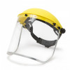 Protector facial care protejeaza intreaga fata, suport confortabil pentru cap, din plexiglas transparent. La purtare protejeaza fata si ochii impotriva lichidelor chimice care stropesc, impotriva scuturilor care zboara sau impotriva altor...