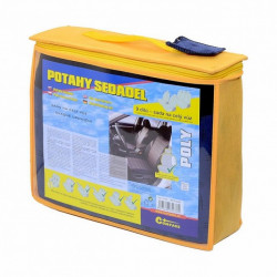 Huse scaune set 9 buc POLY albastru AIRBAG