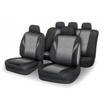 Huse scaune set 9 buc POLY gri AIRBAG