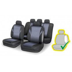 Huse scaune set 9 buc POLY colorate AIRBAG