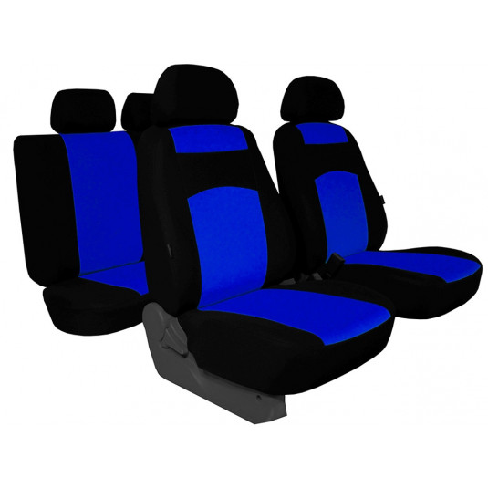 Huse auto Classic plus albastru-negru (frotă-textil)