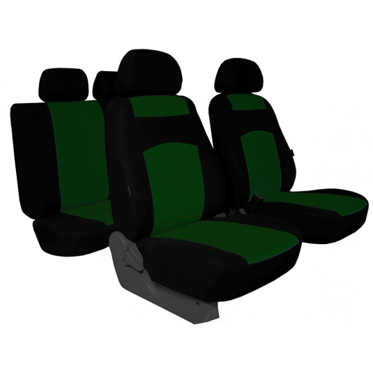 Huse auto Classic plus verde-negre (frotir-textil)