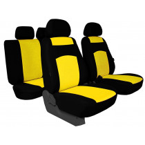 Huse auto Classic plus galben-negru (frotă-textil)