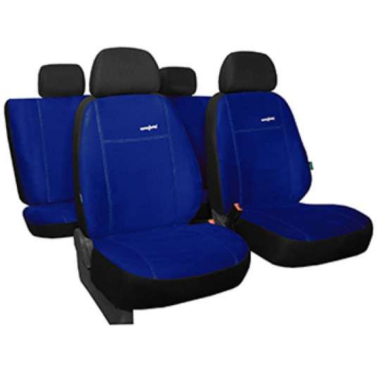 Huse auto Comfort albastru (alcantara)