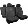 Material: Alcantara - tip sintetic de piele întoarsă. Este plăcut la atingere și nu și pierde culoarea. Culoare: Culoare: gri închis (Alcantara) Setul conține: Huse față - 2buc Huse spate - separat sezut și ...