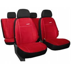 Huse auto Comfort roșu (alcantara)