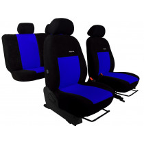 Huse auto Elegance albastru-negru (velur-velur)