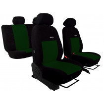 Huse auto Elegance verde-negru (velur-velur)