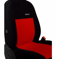 Huse auto Elegance galben-negru (velur-velur)