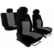Huse auto Elegance gri-negru (velur-velur)