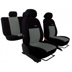 Huse auto Elegance gri-negru (velur-velur)
