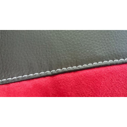Huse auto GT gri închis-negru (Alcantara-piele)
