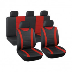 Huse auto negru/rosu