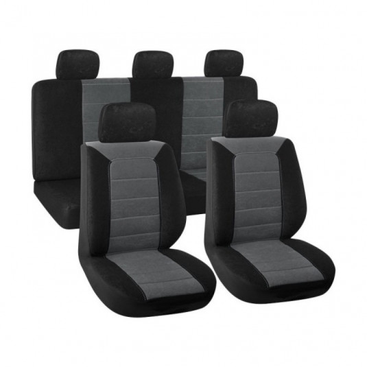 Huse auto negru/gri