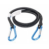 Apăsătoare elastice de înaltă calitate, întărite, homologare TÜV / GS. Finisate cu carabiniere pentru fixare perfectă. Lungime 150cm.