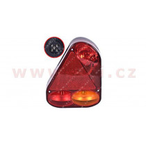 Semnalizator din spate stânga - înălțime 220mm - conector 5 PIN, baionetă cu becuri
