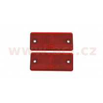 Reflector roșu 90x40mm (2buc)