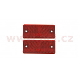 Reflector roșu 90x40mm (2buc)