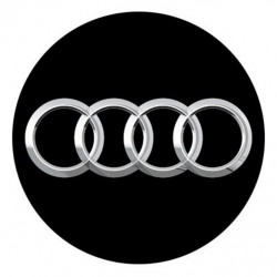 Autocolante din rășină 3D AUDI 4buc