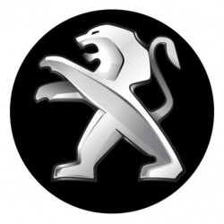 Autocolante din răşină 3D PEUGEOT 4buc