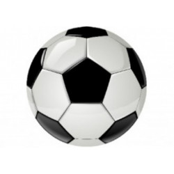 Autocolante din rășină 3D Fotbal (minge) 4buc