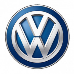 Autocolante cu rășină 3D Volkswagen albastru 4 buc