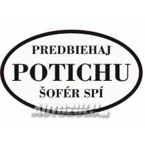 Depășește în tăcere, șoferul doarme