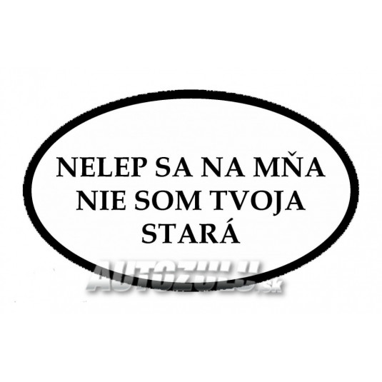 Nu te-ai lipit pe mine, nu sunt bunica ta