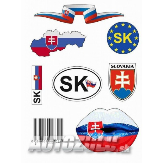 Autocolant "Set mic slovac"