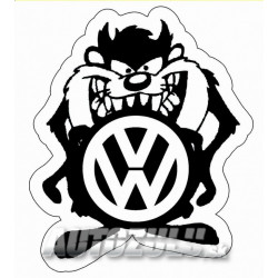 Autocolant Taz Volkswagen