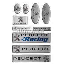 Set autocolant Peugeot 10 buc