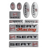 Set de autocolante cu rășină Seat de diferite dimensiuni.