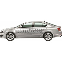 Autocolant pe lateral auto fir negru
