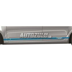 Autocolant pe lateralul mașinii tuning albastru