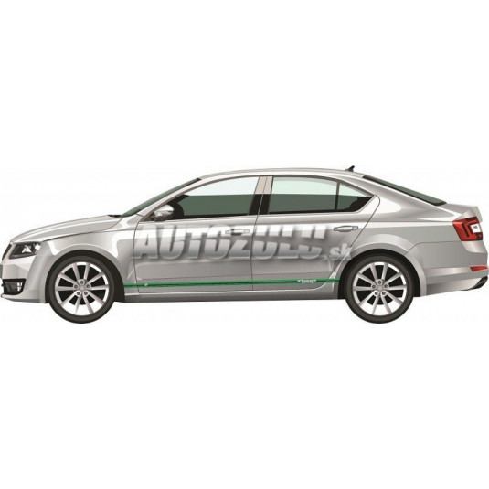 Autocolant pe lateral auto tuning verde