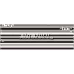 Autocolant pe lateralul masinii tuning gri
