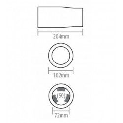 Vârf tub eșapament (Ø tub până la 66mm)