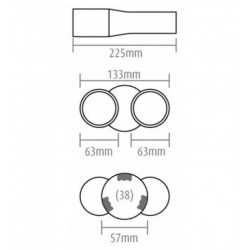 Vârf tub esapament (Ø tub esapament până la 51mm)