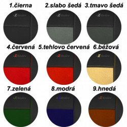 Huse pentru CITROËN JUMPER 2+1 I (1994-2006) Exclusive Alcantara (Alcantara-piele)