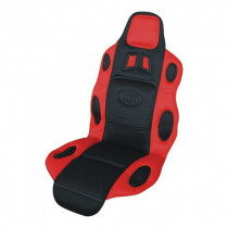 Huse auto RACE negru-roșu