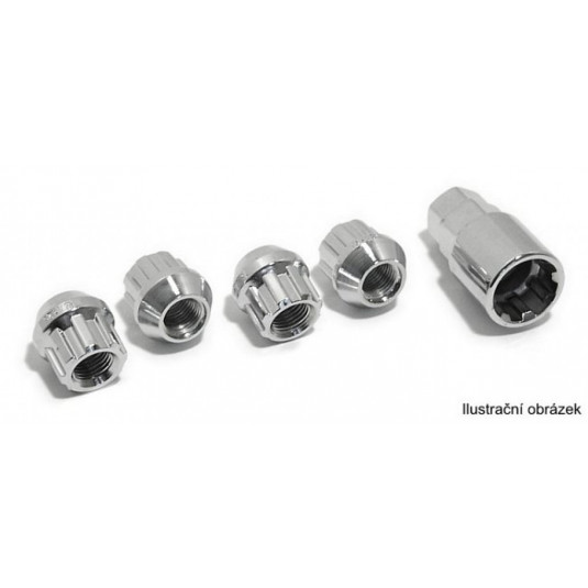 Piulițe de siguranță roți G M12x1, 50 conic