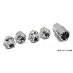 Piulițe de siguranță roți G M12x1, 50 conic